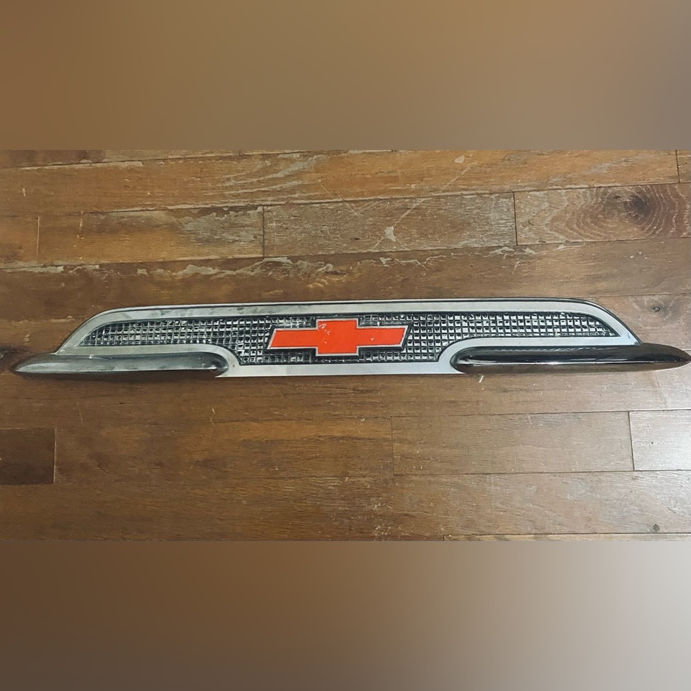 1958 -59 Chevy Truck Hood Emblem Vintage/Classic Chevrolet Truck Parts OEM Part!